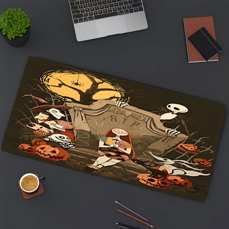 The Nightmare Before Christmas Print Mouse Pad, for Keyboard Pad Laptop PC Mat for Office Home Use, Desk Decor, Perfect Birthday Gift for Gamers