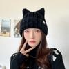 Elastic Knitted Wool Cap Windproof Winter Hat Fashion Ear Protection Cap  Outdoor