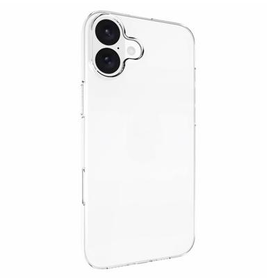 Чехол для телефона iPhone 16 Plus Нескользящий ТПУ Без водяных знаков Глянцевый Прозрачный чехол