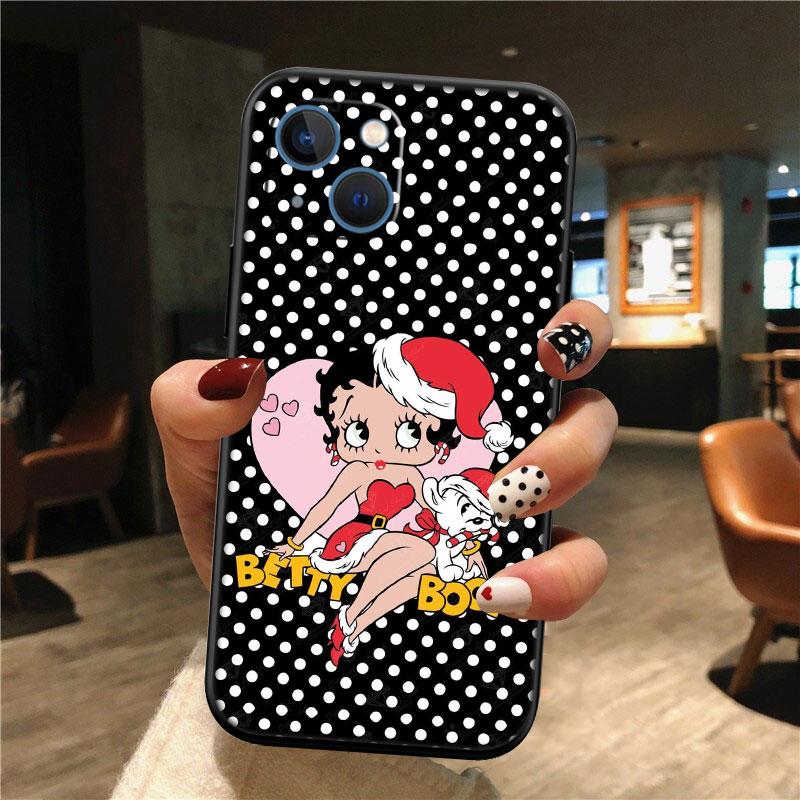 TR6 B-Bettys Art B-Boops Новый высококачественный чехол-ракушка для телефона Redmi Note 13 14 Pro+ Plus A3 A3X 13X 13C 13R 14S 14C 14R
