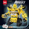 Mindy 2.4G Remote Control Robot Compatible with Lego Blocks - Assembly Toy for Students and Boys