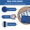 Yousheng Многоразовая насадка для швабры из микрофибры, супермягкая, с высокой впитывающей способностью, простая установка, сменная накладка для швабры для пола, сменная насадка для подметальной машины Swiffer