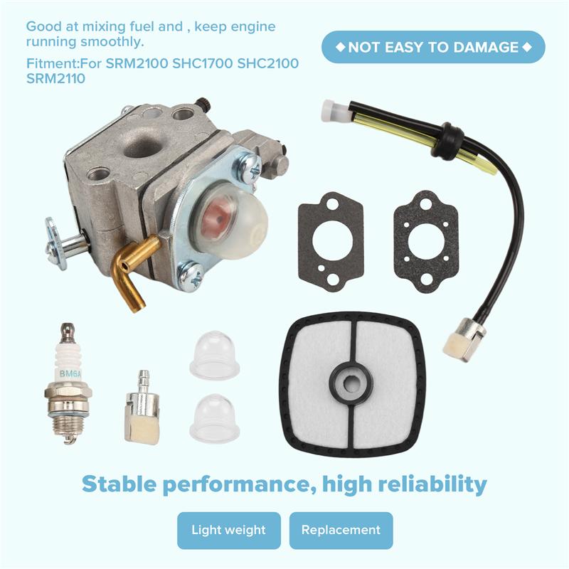 L10A Trimmer Replacement Carburetor Kit For ECHO SRM2100 SHC1700 SHC2100 SRM2110 C1U-K29 C1U-K47 C1U-K52