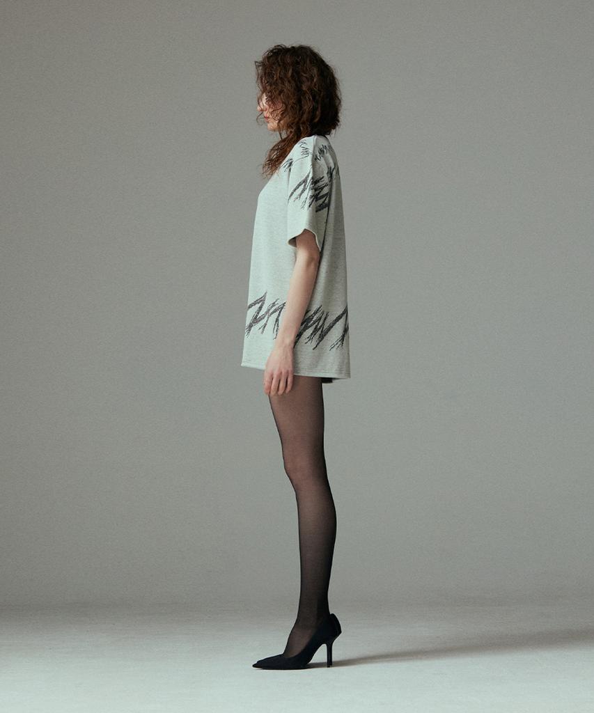 Meuameu Logo Knit T-Shirt