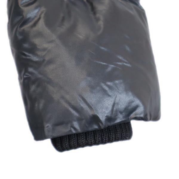 Пуховик DUVETICA 42 черный капюшон Женский Б/У