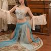 Sexy Underwear Classical Fairy Chiffon Multi-piece Long Dress Sexy Embroidery Belly Pocket Uniform Princess Suit