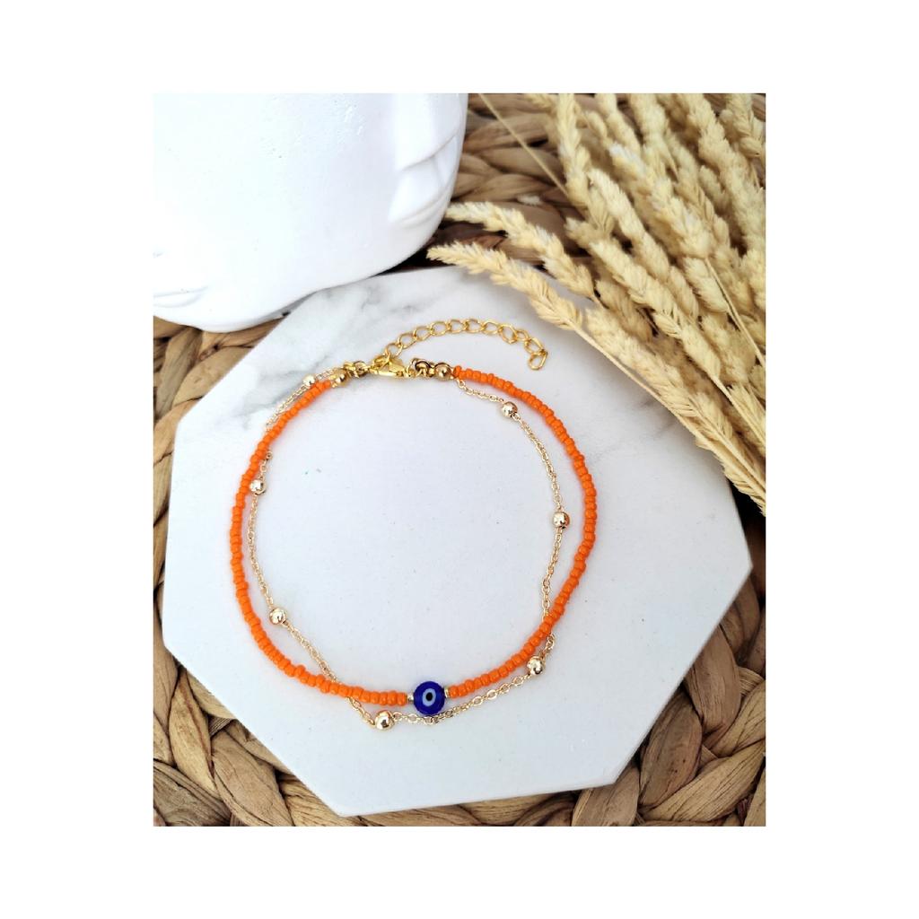 Женский Глаз Бисером Шар Красный Осень Красный Автор