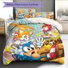 Sonic the Hedgehog3 Pattern Bedding Quilt Set  Home Decoration  Gift (1 * duvet cover + 2 * pillowcase  without core)