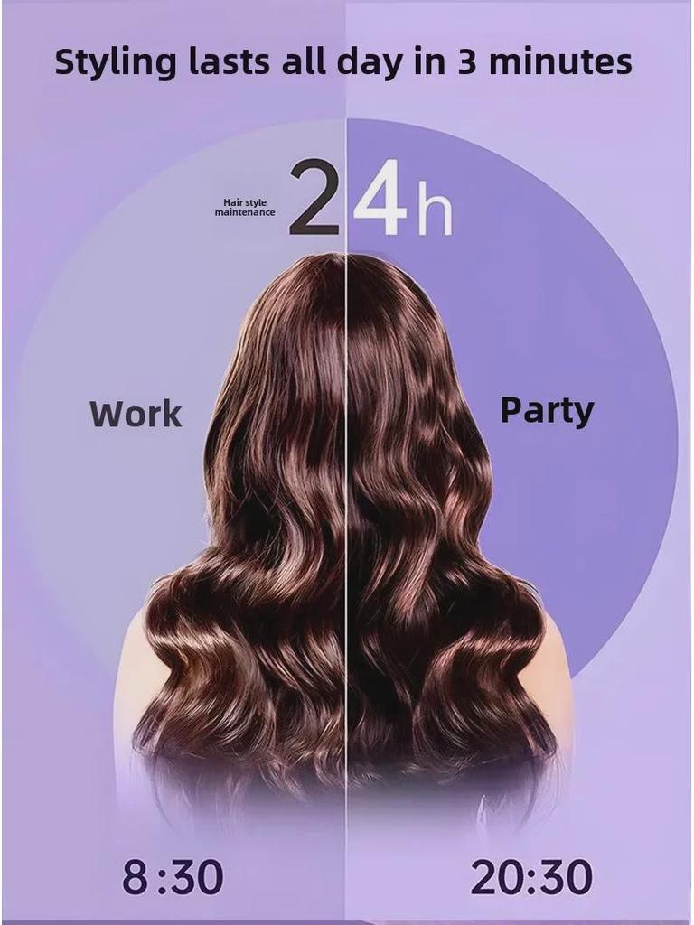 "32 мм Автоматическая плойка с отрицательными ионами: Бигуди Big Wave для использования в общежитии, не повреждающие волосы