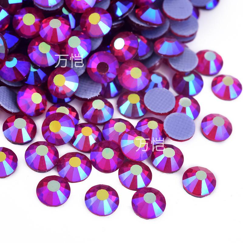 Китай Красный Стекло Горячий Алмаз, Термоплавкий Клей Стразы Diy Одежда Кристалл Ювелирные Изделия Декоративные Красота Креативные Аксессуары