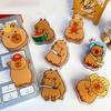 10-100PCS Cute Cartoon Capybara Clips Double Sided PP Bookmark Clips for School Office Supplies  Photography Accessories