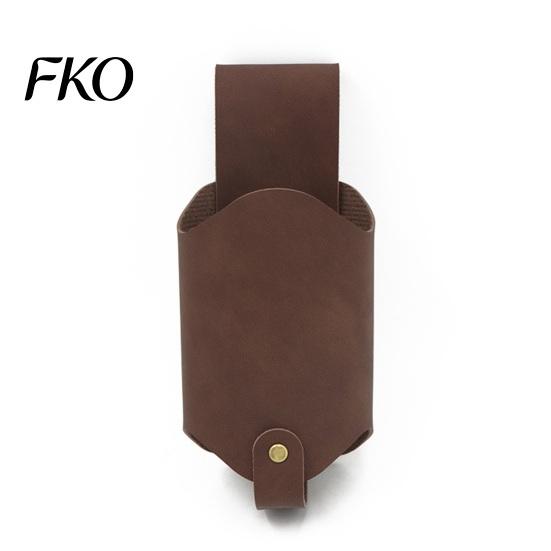 Waterproof Bottle Holder Waist Hanging Beer Holder, Faux Leather Soda Beverage Drink Can Outdoor Holster Portable for Belt, Accessories Lovers