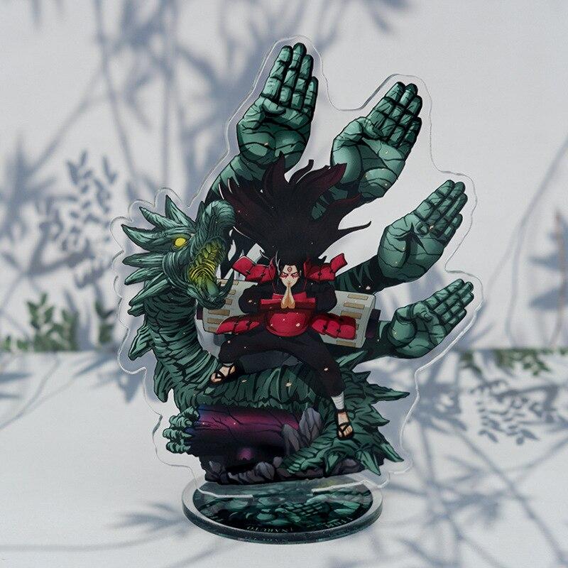 16cm Naruto Uzumaki Naruto Uchiha Sasuke Obito Itachi Madara Kakashi Anime Figures Acrylic Stand Decorations Model Toys