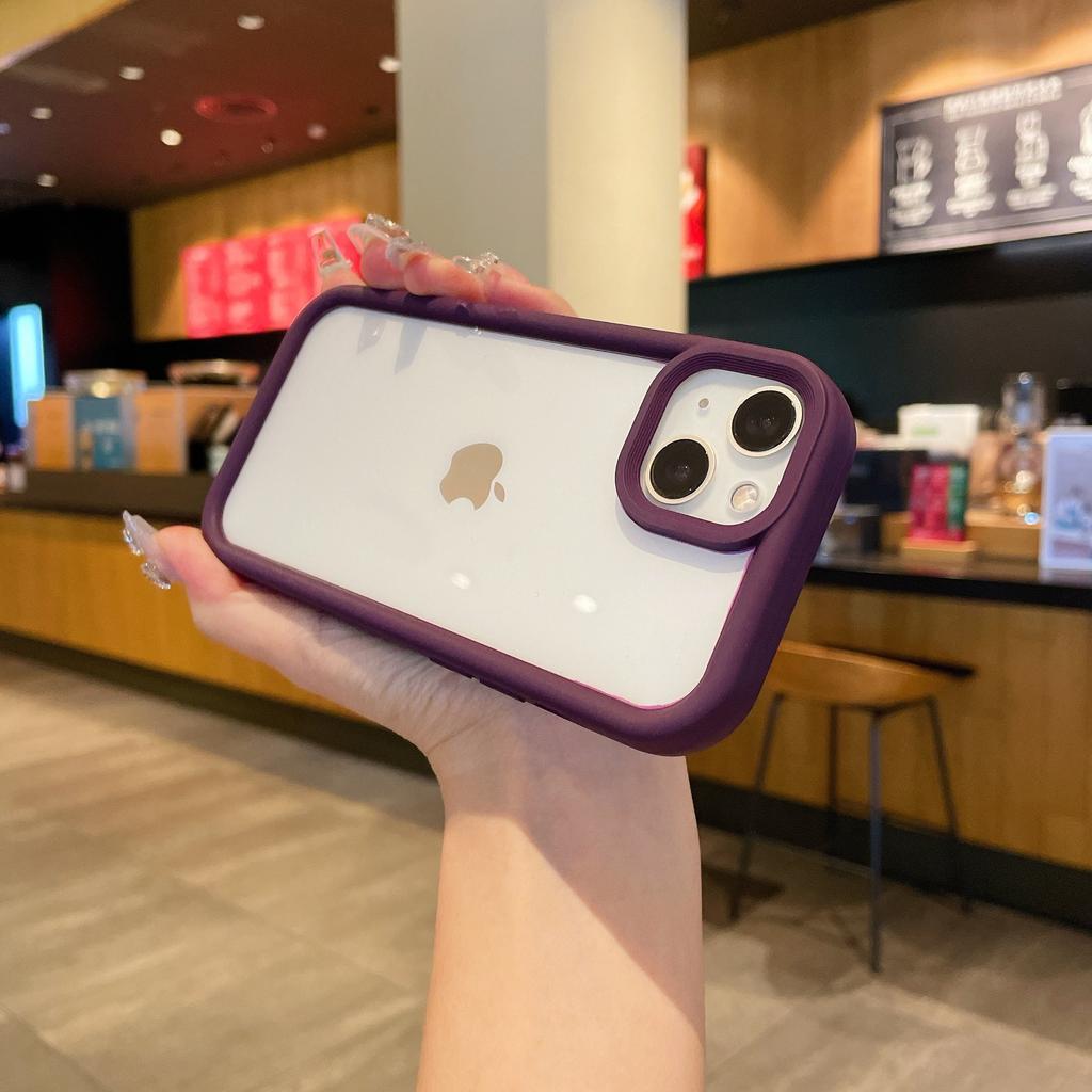 Подходит для Apple 15promax, Акриловая фоторамка, Чехол для телефона, Полная защита для iPhone14, Простой защитный чехол 13 с защитой от падений