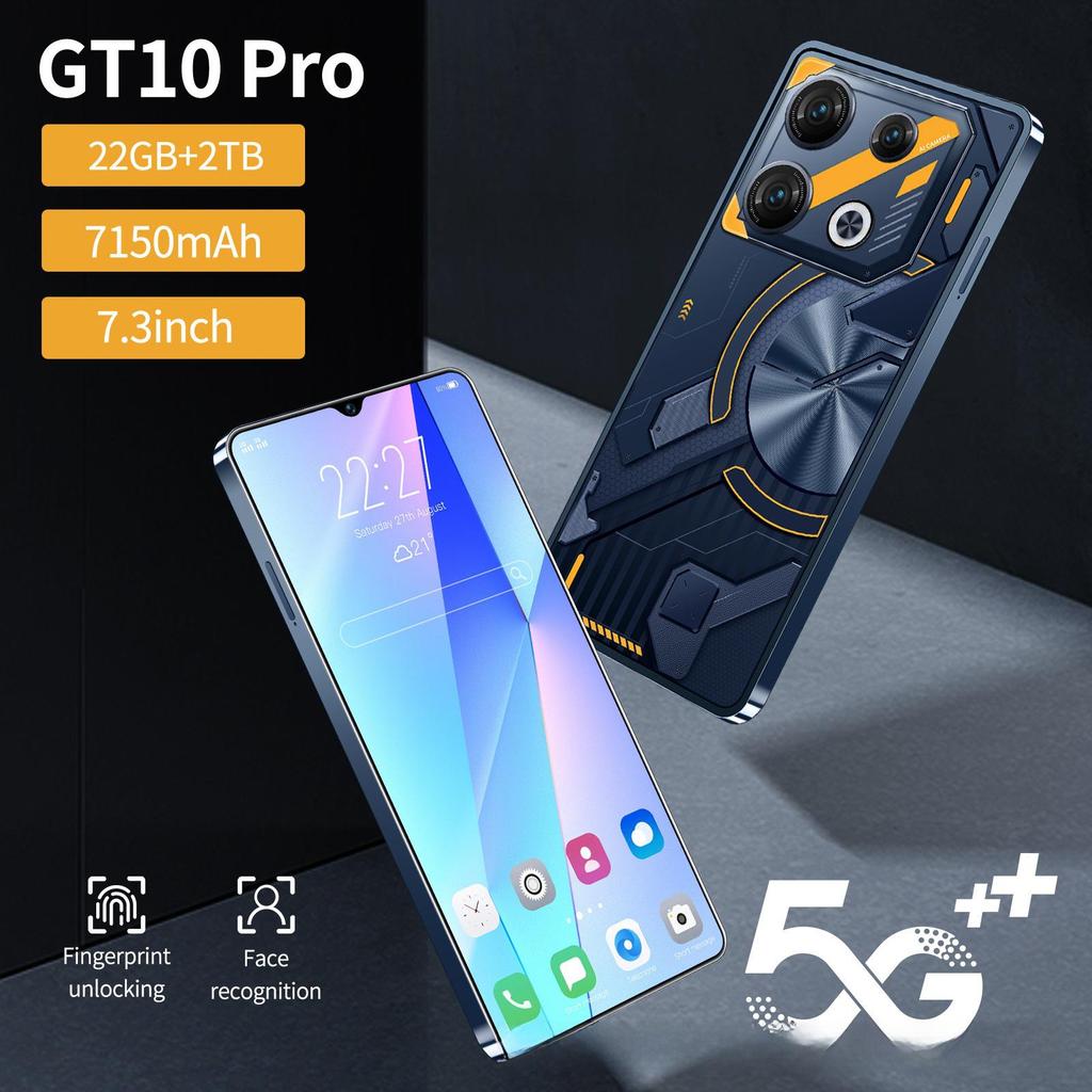 Смартфон GT10 Pro - Две SIM-карты, Двойной режим ожидания, 22 ГБ ОЗУ, 2 ТБ Памяти, Android, Глобальная версия