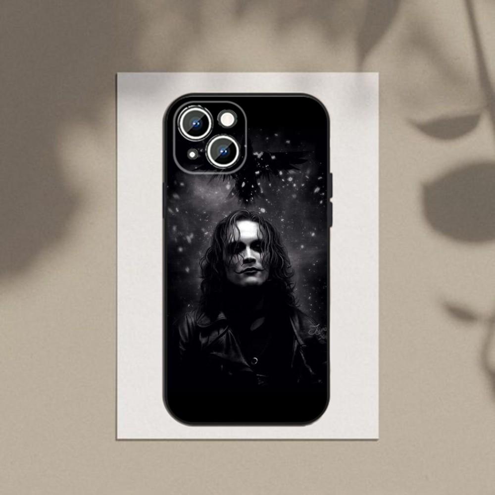 Thriller T-THE-C-CROWS Phone Case For Apple iPhone 15,14,13,12,11,XS,XR,X,8,7,Pro,Max,Plus,mini Silicone Black Cover
