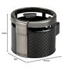 CARMATE Car Drink Holder Quattro Carbon Style Plated DZ265