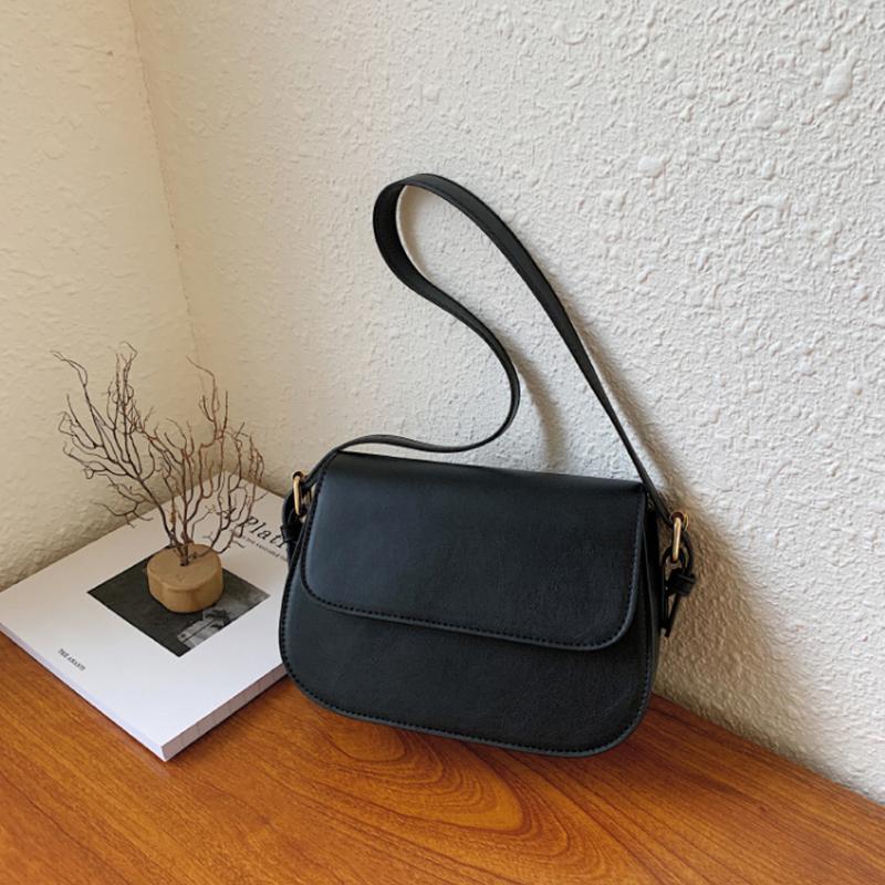 Классическая однотонная сумка на плечо высокого класса для женщин, нишевая сумка через плечо, модная маленькая квадратная сумка