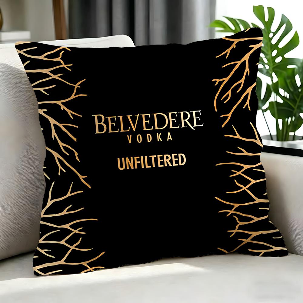 Alcohol Belvedere Cushion Cover Cushion Cover Set 4Pcs 50X50 45X45 40X40 Pillowcase Decorative Sofa Home Decor