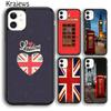 Телефонная будка Лондон Юнион Джек Для iPhone 17 Air 16 Чехол для телефона Cover 15 14 plus 11 12 13 pro max Fundas