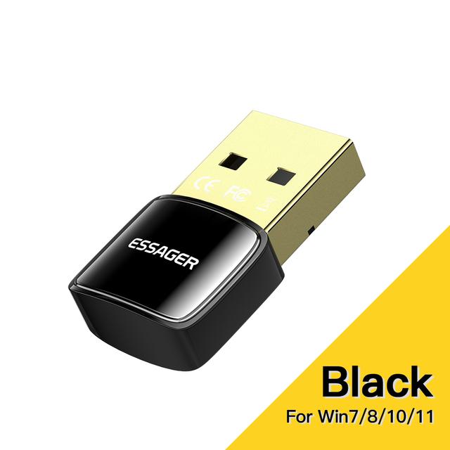Essager USB адаптер Bluetooth 5,0 для ПК, ноутбука, динамик, беспроводная мышь, наушники, музыкальный AUX, аудиоприемник, передатчик