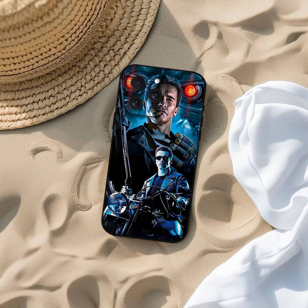 Чехол для телефона Арнольд Шварценеггер Терминатор Для iPhone 17 16 15 14 13 12 11 PRO MAX PLUS Mini ТПУ Мягкий Приятный для кожи Чехол