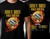 Guns N Roses Мировой Тур 2026 Австралия и Новая Зеландия Официальная Тур Футболка