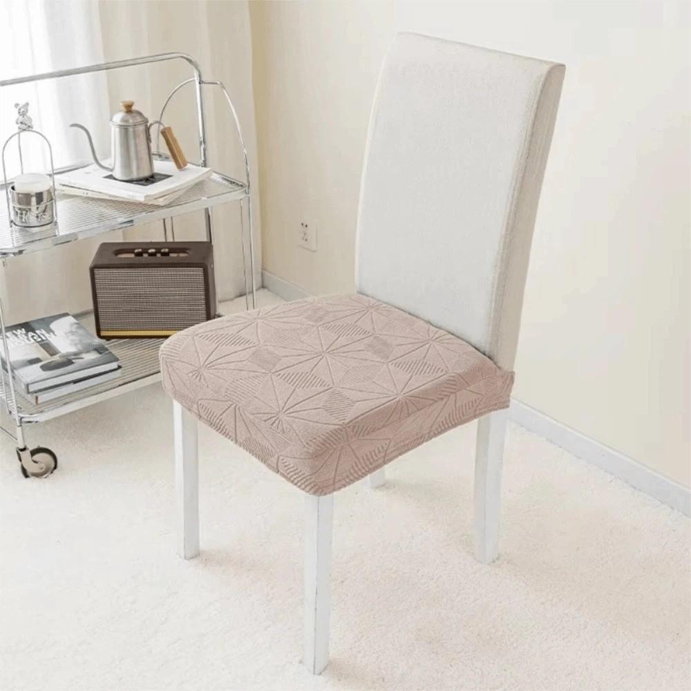 Anti-Slip Dining Chair Slipcovers Jacquard Cushion Cover For Restaurant Dining