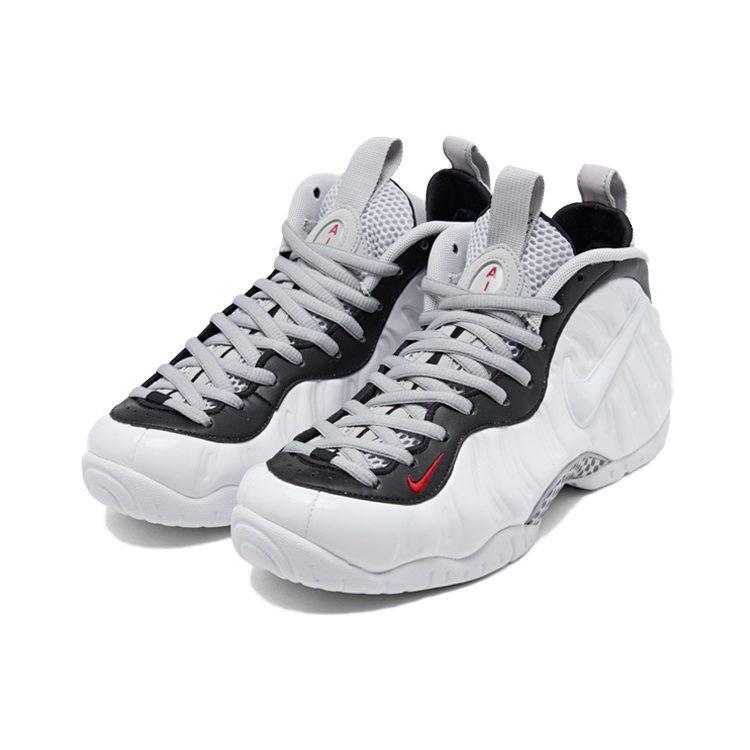 Nike Кроссовки Foamposite Pro Mid Top Баскетбольные Унисекс Черный Белый 624041-103