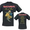 Треклист Piece of Mind Iron Maiden Графический Принт Короткий Рукав Свободный Повседневный Мужская и Женская Всесезонная Футболка Роскошная Модная
