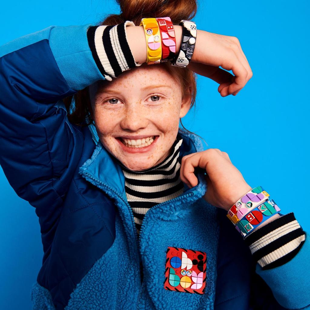 LEGO Dots Mickey Friends Bracelet Multipack 41947 Toy Block Present Jewelry Craft Boys Girls Ages 6 and Up &