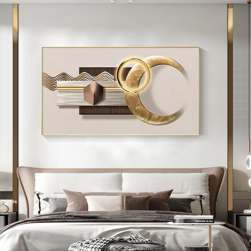 Abstract Large Gold Poster Prints Luxury Minimalist Nordic Decoration Wall Art Modern Canvas Painting Pictures Living Room Decor