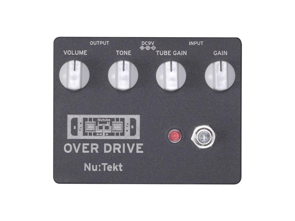 KORG Компактная гитарная педаль эффектов NUTUBE OVERDRIVE BK Вакуумно-ламповая версия Цвет BK Nutekt Sound/Разнообразные тона/Лимитированная OD-S