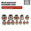 §304 Stainless Steel Air Vent Valve Waterproof Screw In Breather Vent Valve M5 M6 M8 M10 M12 M14 M16 M18 M20 Automatic Venting