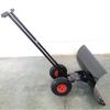 Wheeled Snow Pusher Tool - Outdoor Hand-Push Snow Shovel