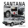 1/32 VolksWagenwerk Santana Wagon Литой металлический модельный автомобиль Миниатюрная модель автомобиля Украшения Коллекция для мальчиков Дисплей Подарок для друзей