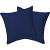 Pillowcase - NAVY BLUE - 60x60cm - 100% Cotton - Machine Washable - Plain
