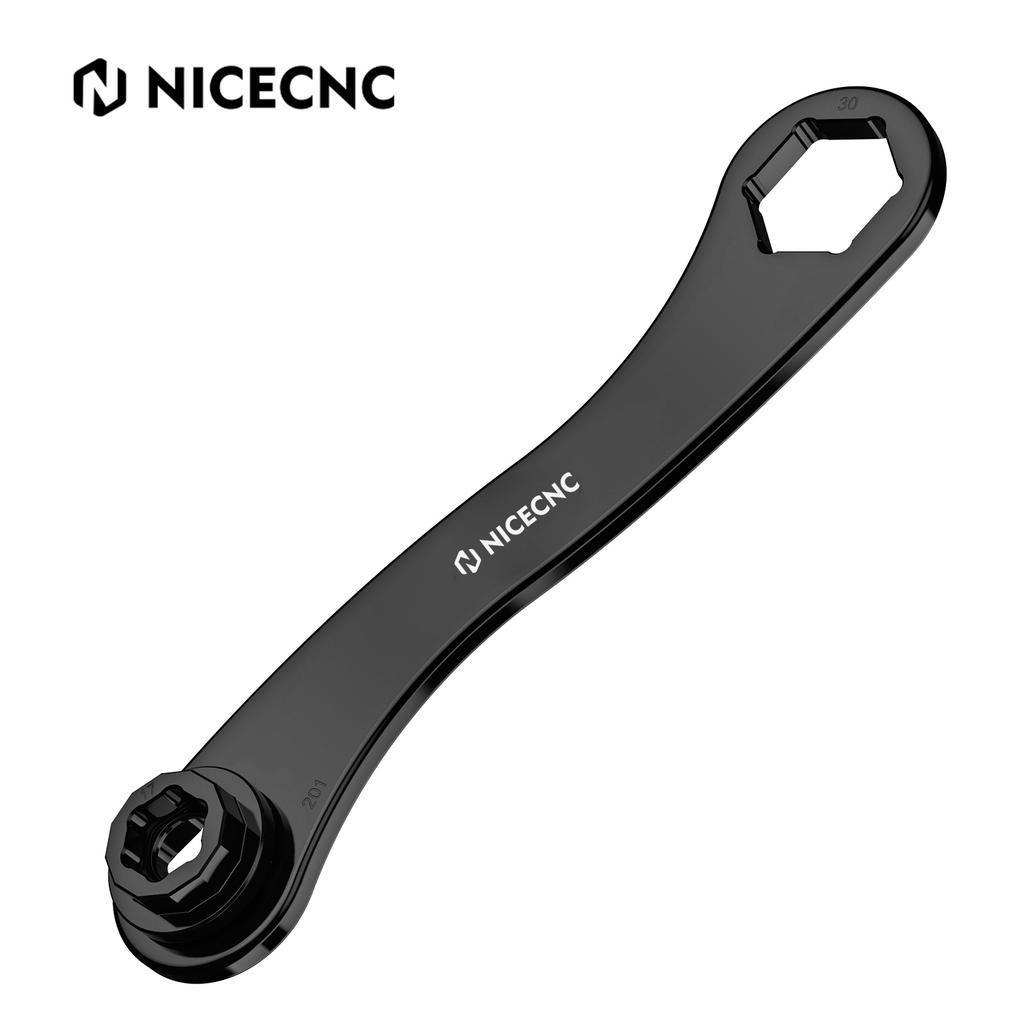 NICECNC 17-27-30mm Trail Side Multi Axle Spanner Wrench For Husqvarna TE300 TE250 FE350 FE450 FE501 FE250 2024 TX300 2023-2024