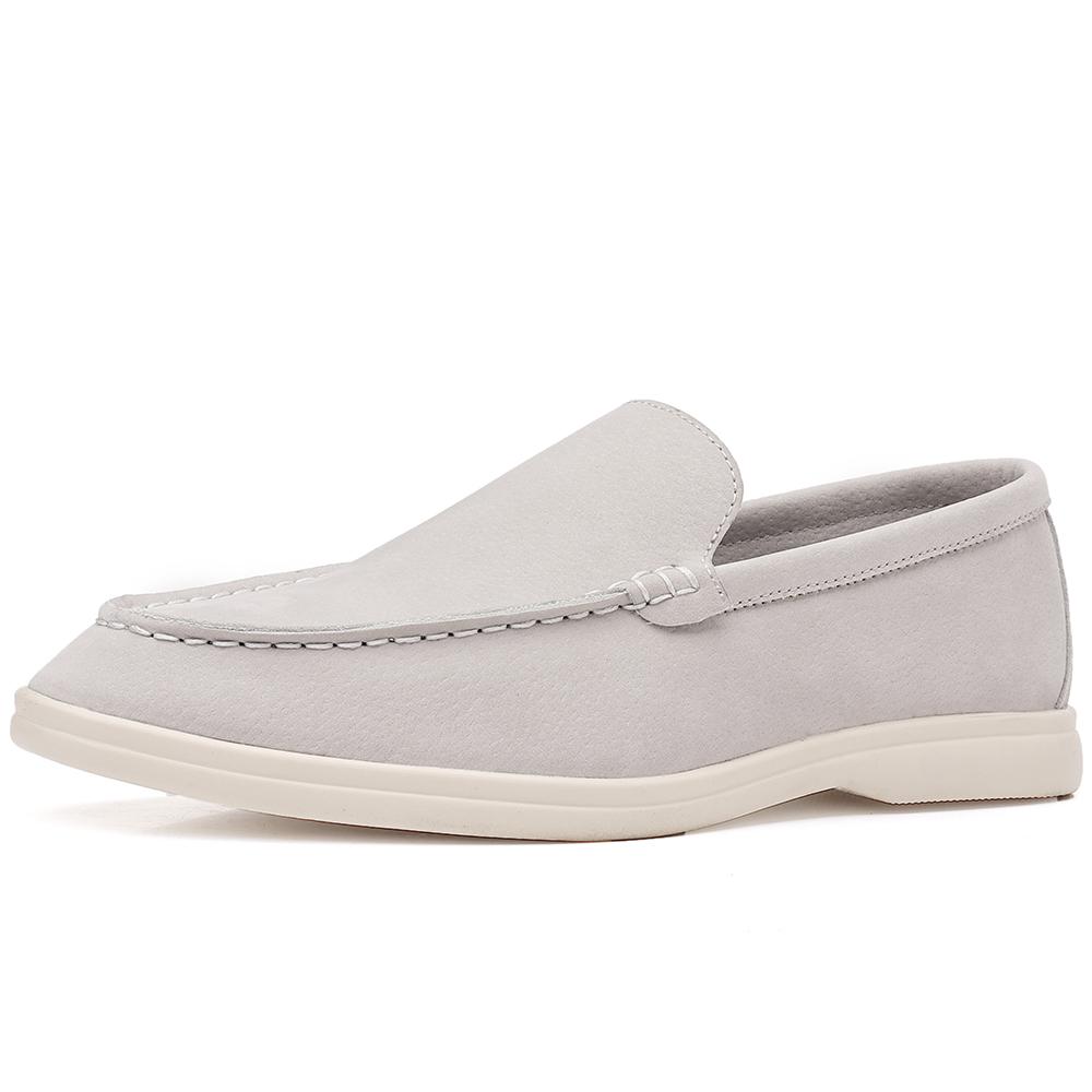 Модные Стильные Трендовые Уличные Ленивые Лоферы Замшевая Кожа Мужские Слипоны Летние Новые Мокасины для Вождения Повседневная Обувь Мужская Обувь для Вождения