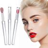 Hot Sale Crystal Handle Makeup Tool Flexible Lip Brushes Applicator Lipstick