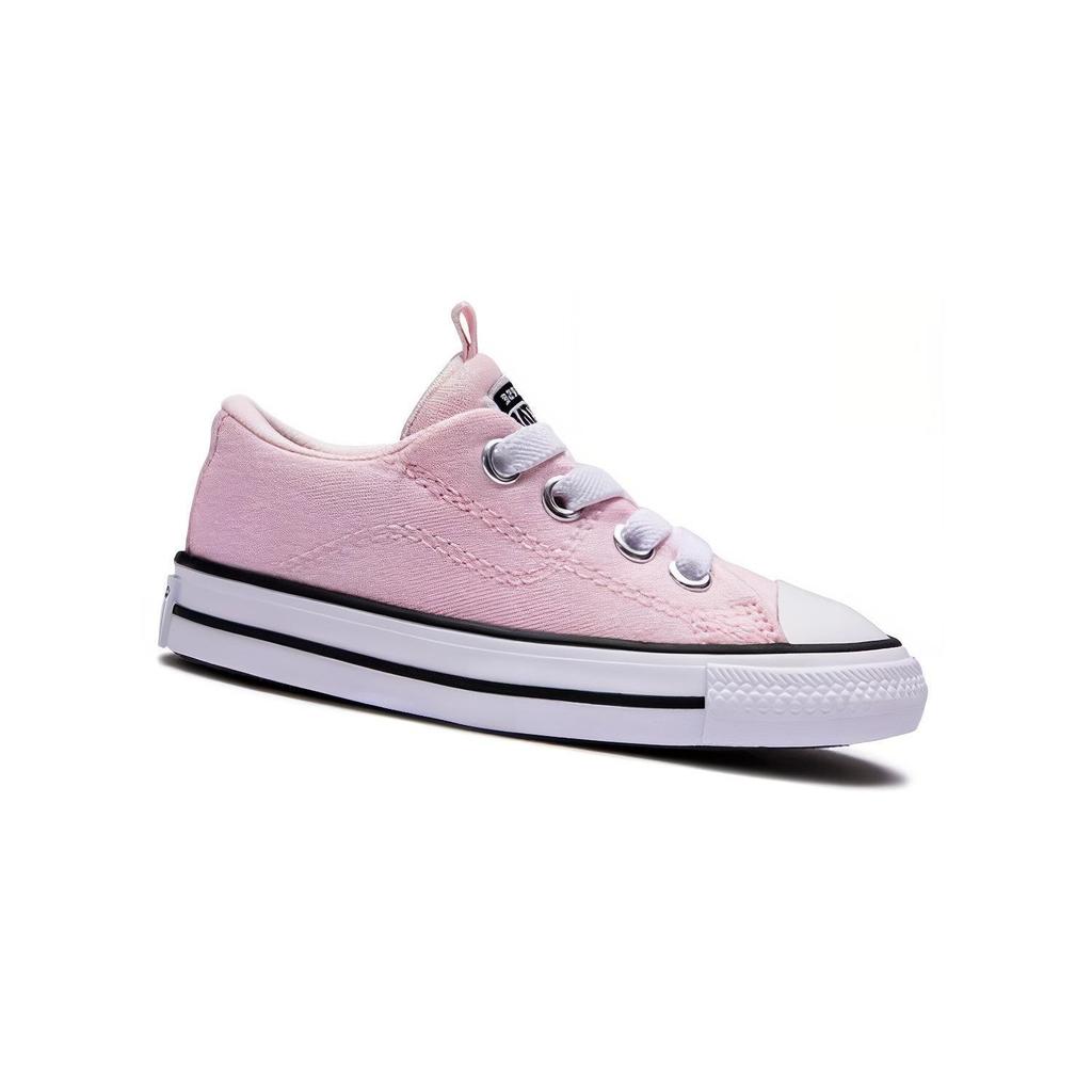 Converse Chuck Taylor All Star Canvas Round Toe Durable Low Top Walker Shoes Light Pink Baby Sneaker A03635C