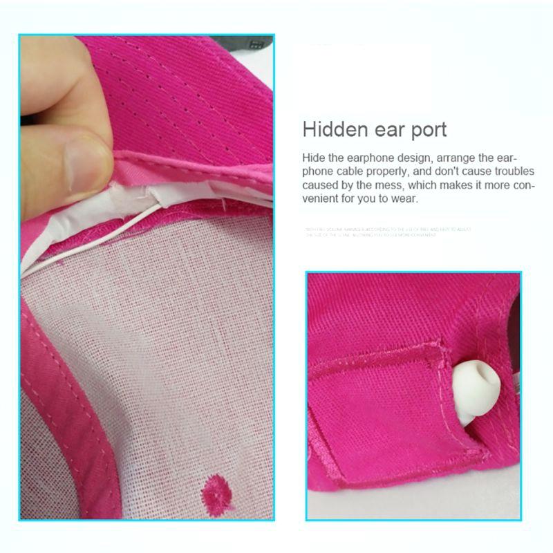 Модные наушники Bluetooth 5.0, гарнитура, бейсболка, беспроводные летние шляпы со стереонаушниками и микрофоном, наушники-вкладыши для отдыха на открытом воздухе