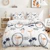 Bed Three-Piece Set Flamingo Series Quilt Cover Digital Printing Kit Two-Piece Set