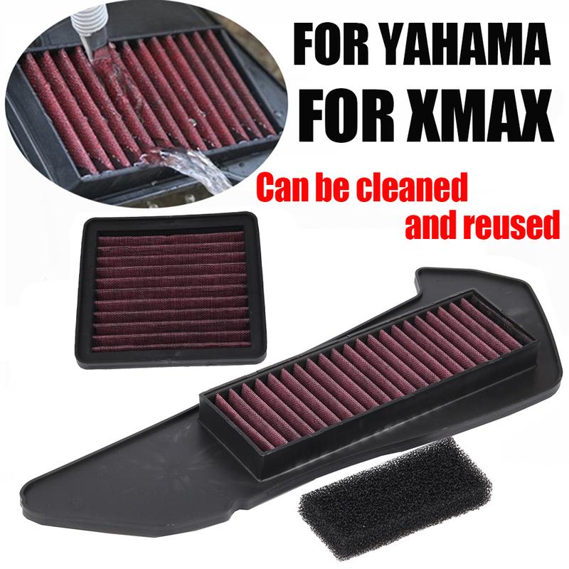 Для Yamaha X MAX250 XMAX300 X-MAX250/300 Элемент воздушного фильтра Элемент фильтра трансмиссии мотоцикла Воздушный фильтр с высоким расходом