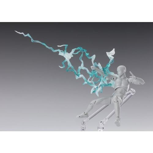 TAMASHII NATIONS Tamashii EFFECT THUNDER Green Ver. for S.H.Figuarts, Approximately 240mm, PVC & ABS Figure Effect Parts