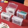 1PCS Playing Card Box Clear Deck Case Two Poker Images Can Be Placed (NO Cards) Christmas Halloween Thanksgiving Gift Part