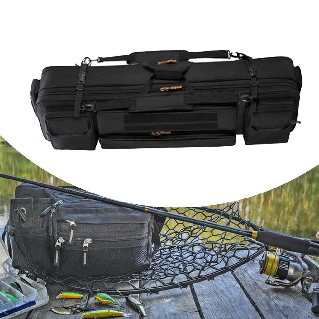 Backpack for Fishing Gear with Rod Holder And Storage Compartments