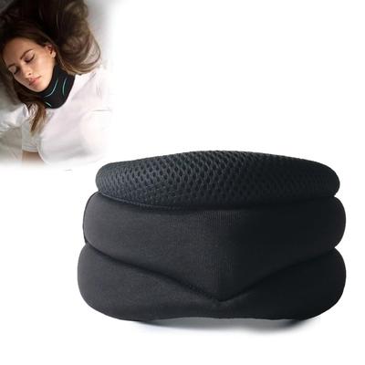 Мягкая регулируемая поддержка шеи 40 см - Эргономичный пенопластовый воротник, дышащий и удобный, воротник для повседневной носки, офиса, путешествий и сна - Унисекс черный