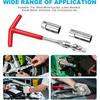 3Pcs Spark Plug Socket Wrench Set T-Handle, Universal 5/8" & 13/16" Spark Plug Tool Remover And Taller Tool For Motorcycles, Lawn Mowers, Small Motor
