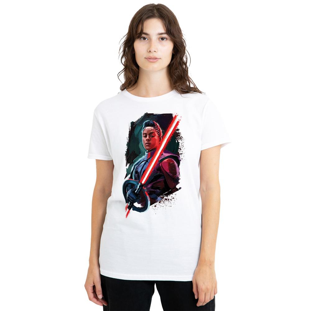 Star Wars: Obi-Wan Kenobi Womens/Ladies Reva Painted T-Shirt